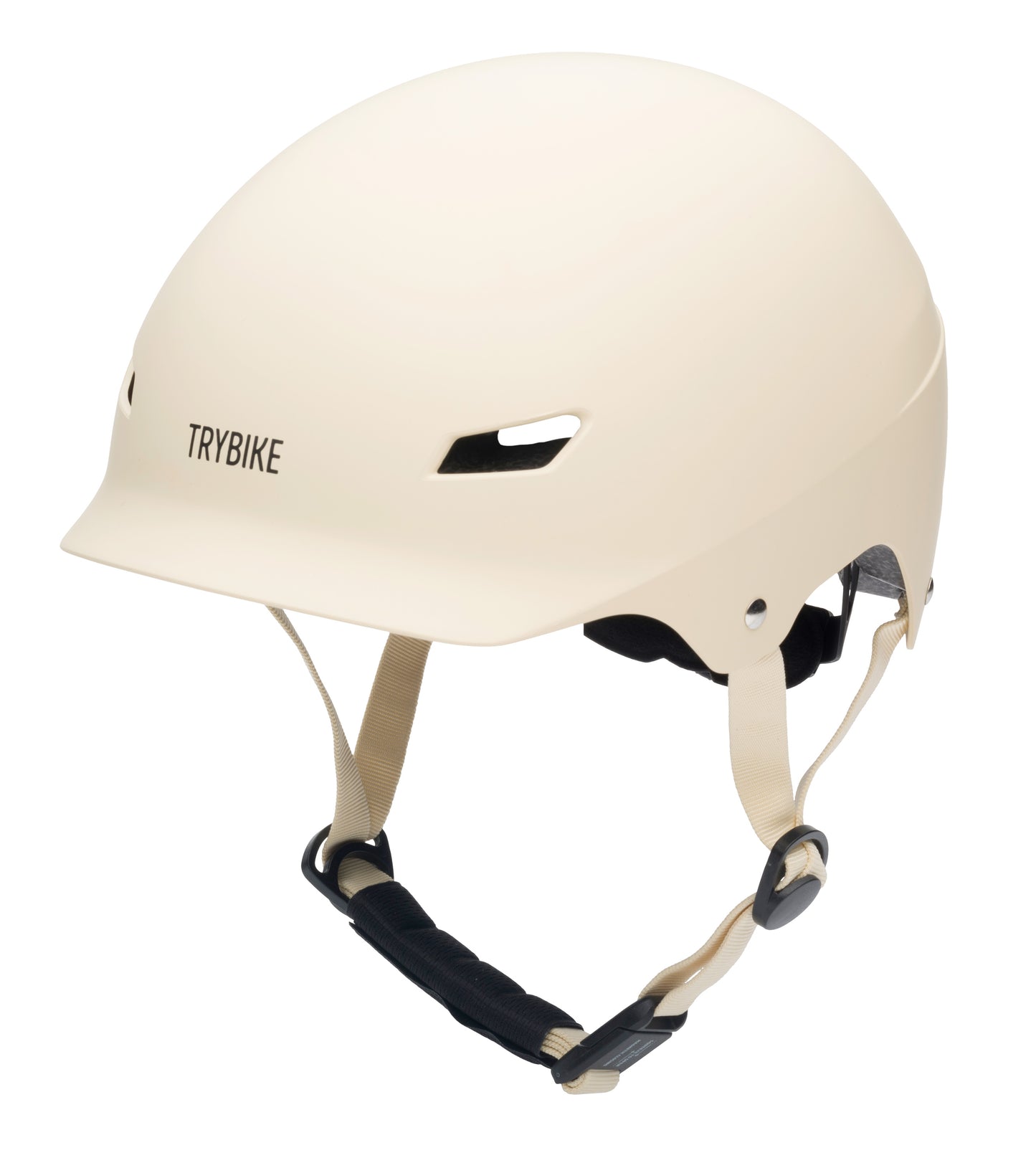 Casque creme mat taille S/M - TRYBIKE