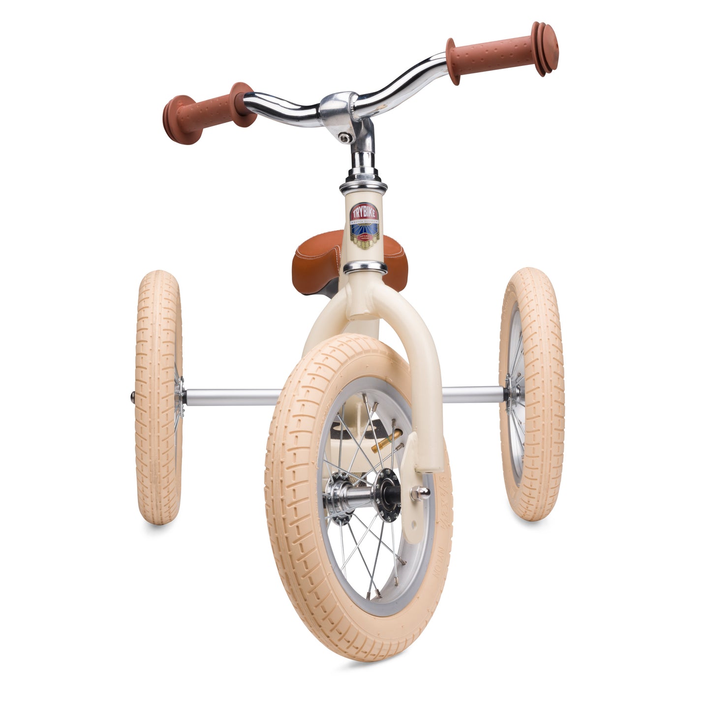 draisienne tricycle 2 en 1 vintage creme 3 roues evolutive - TRYBIKE