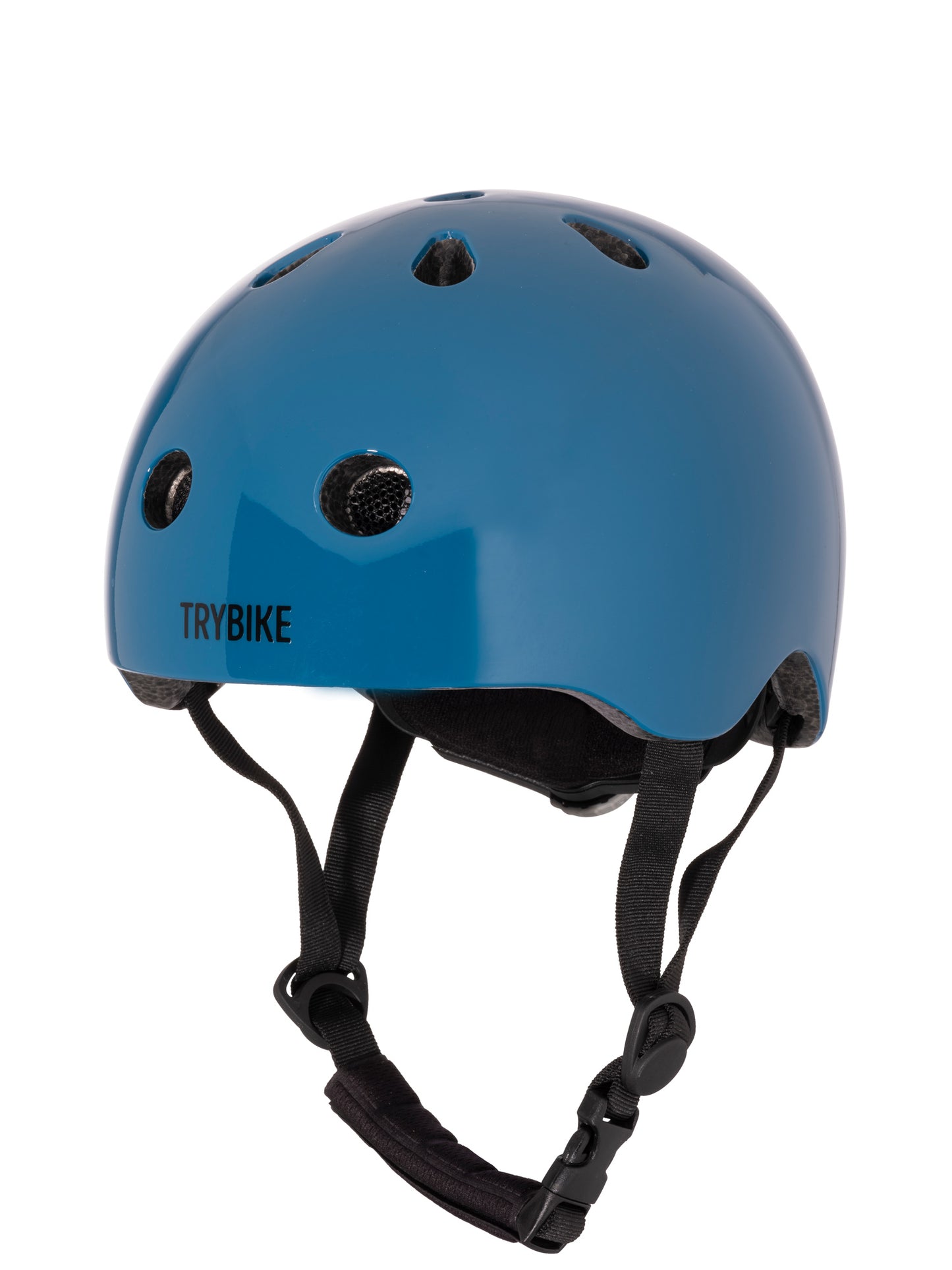 Casque vintage bleu taille XS brillant - TRYBIKE