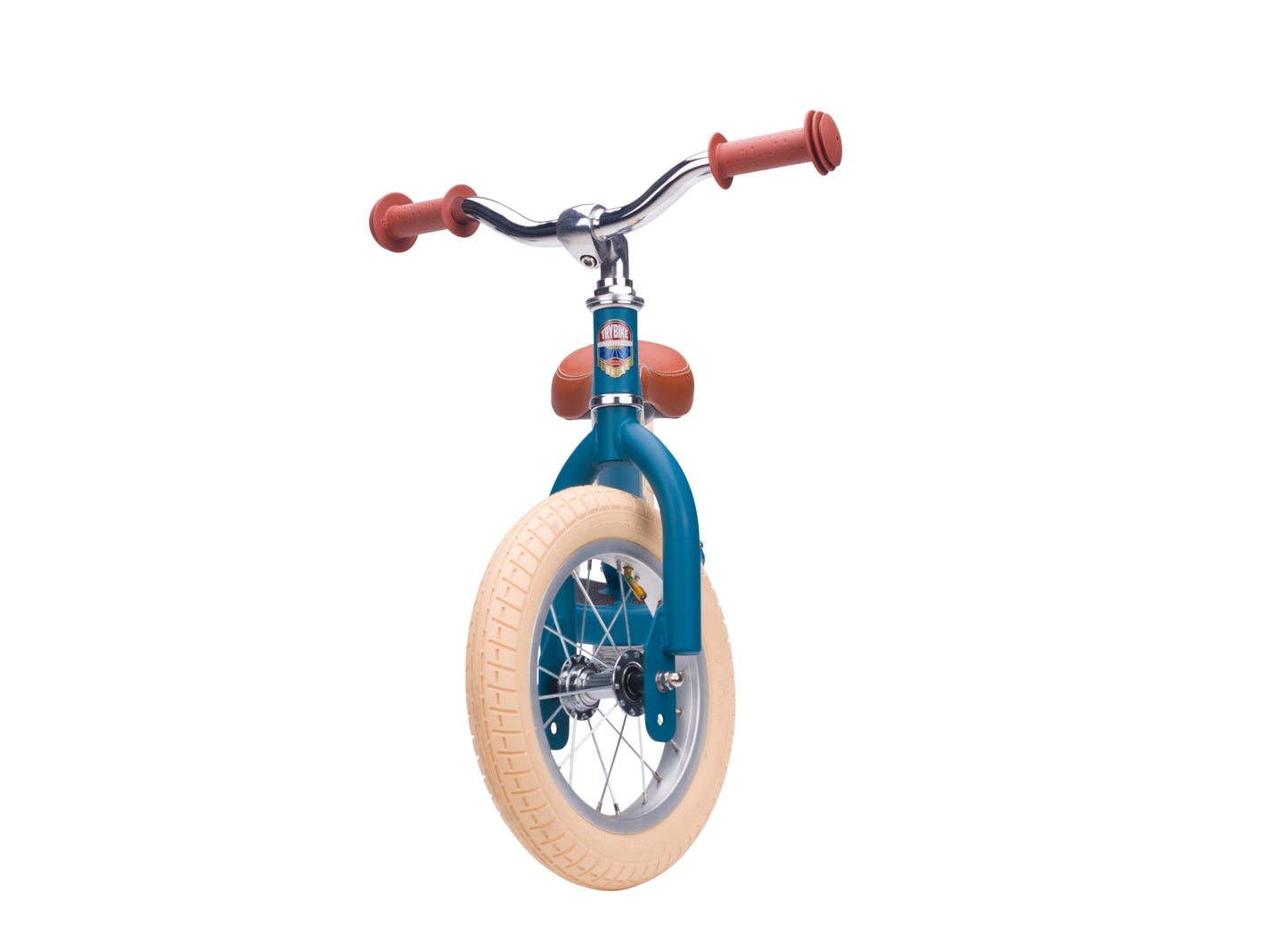 draisienne tricycle 2 roues evolutive vintage bleu mat - TRYBIKE