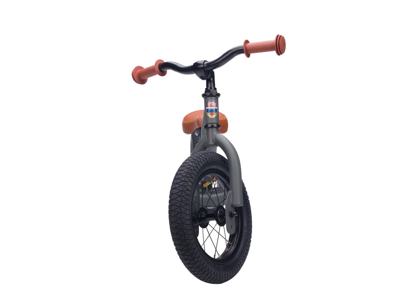 draisienne tricycle 2 roues evolutive anthracite mat - TRYBIKE