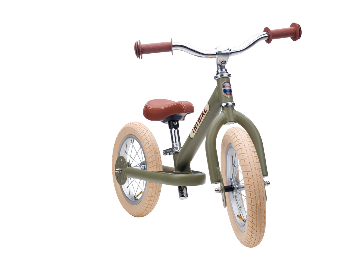 Draisienne Trybike vert vintage 2 roues