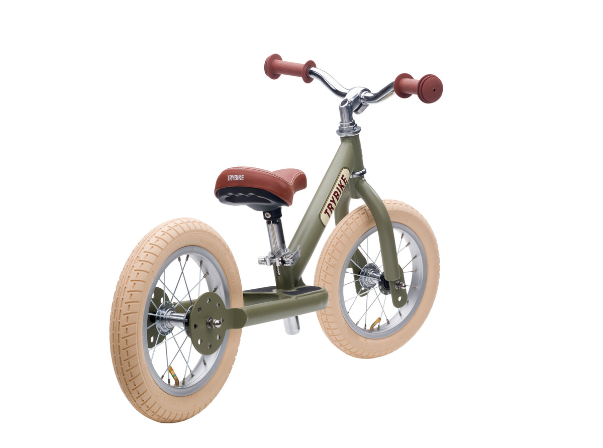 Draisienne Trybike vert vintage 2 roues